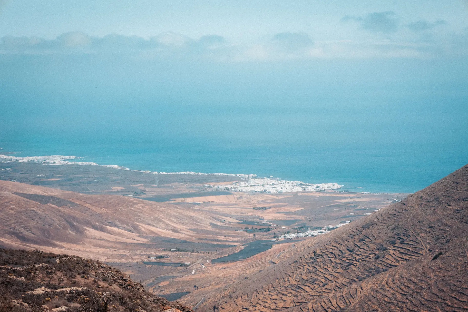 Pogled sa vrha otoka Lanzarote